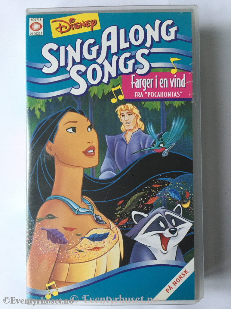 Disney. Sing Along Songs - Farger I En Vind. 1995. Vhs. Vhs