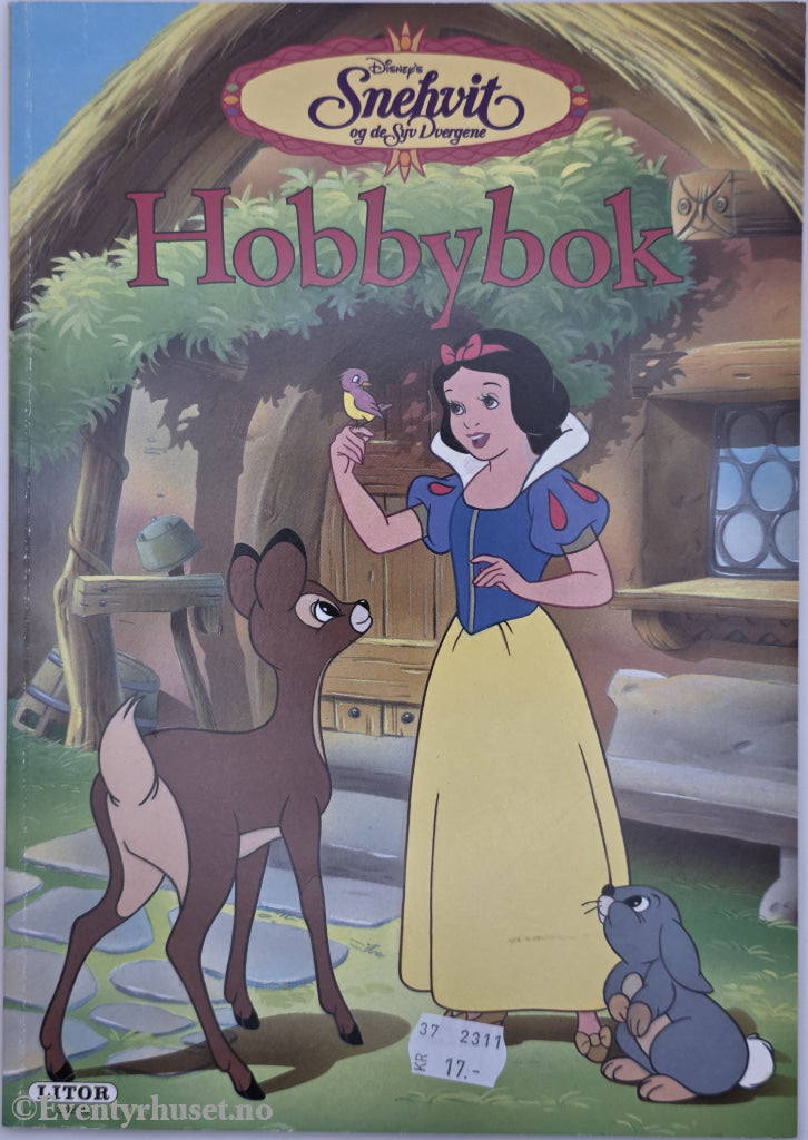 Disney Snehvit og de Sju Dvergene Hobbybok. Aktivitetshefte.