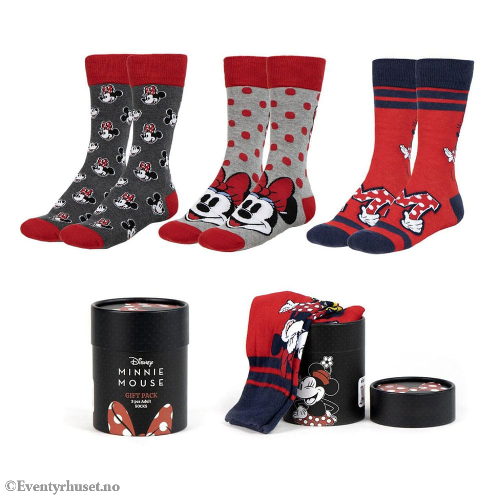 Disney Socks 3-Pack Minnie 1 36-43 Fashion & Accessories