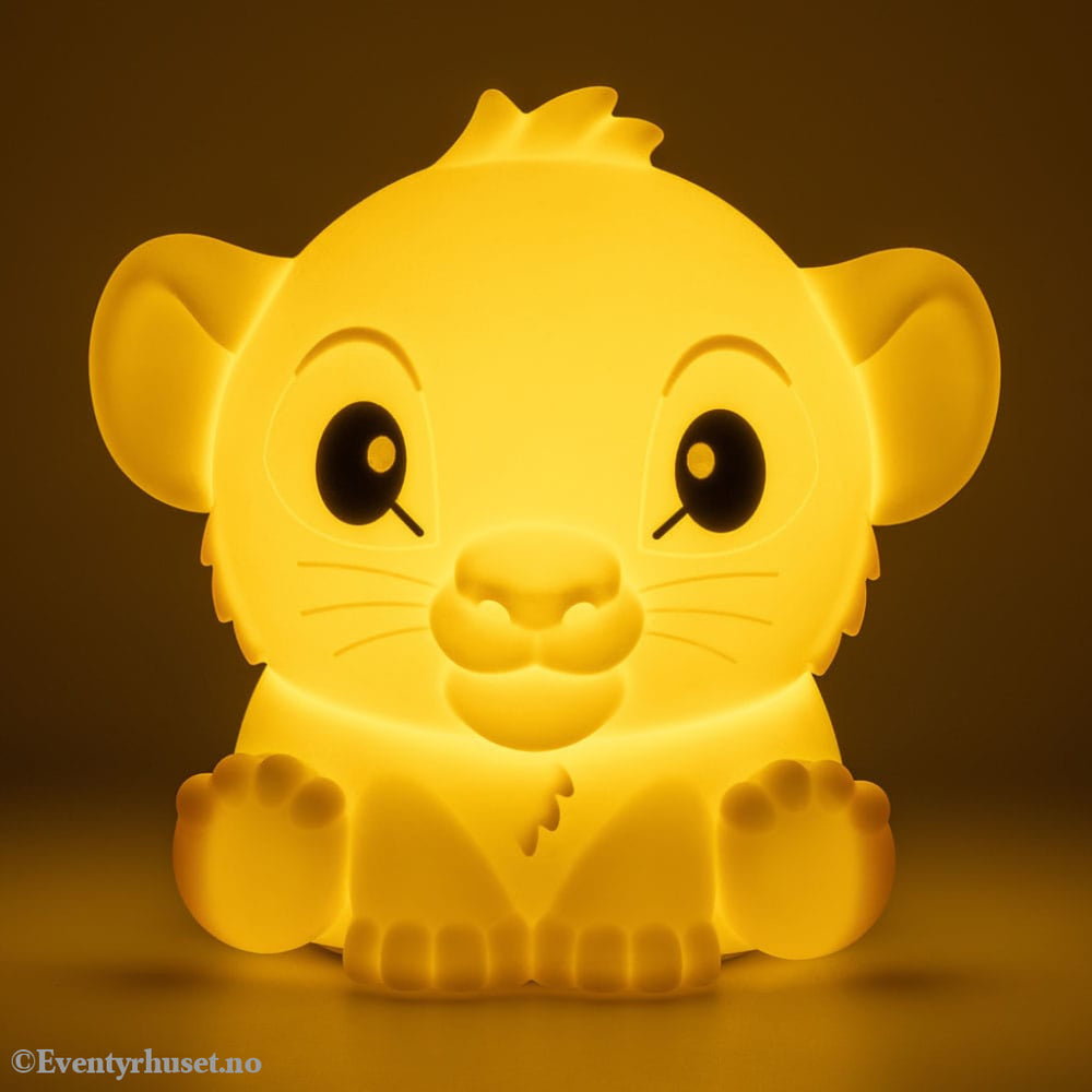 Disney Squishy Glo Silicon Light The Lion King Simba 15 cm Home & Gifts