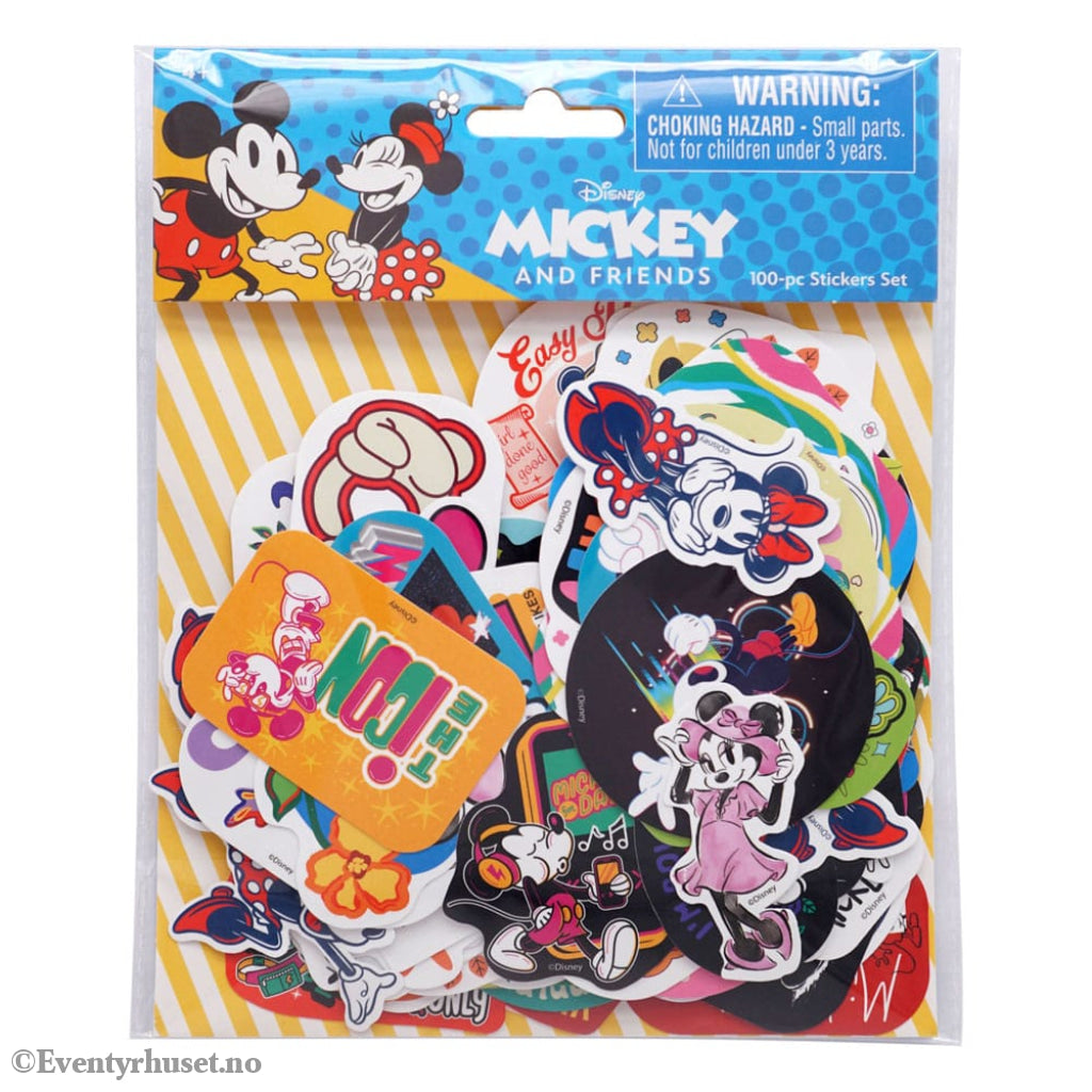 Disney Stickers Set 100-Pack Mickey & Minnie Home & Gifts