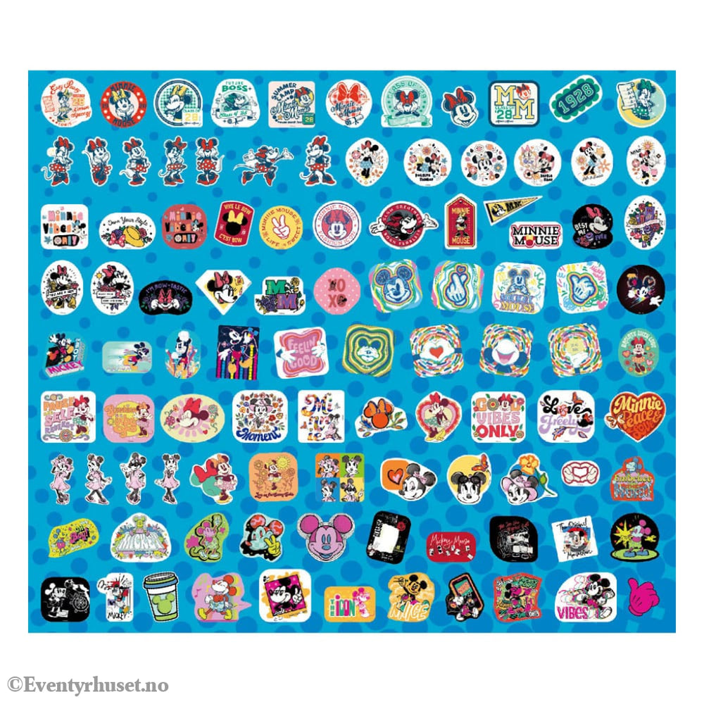 Disney Stickers Set 100-Pack Mickey & Minnie Home & Gifts