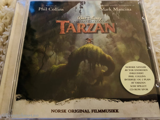 Disney. Tarzan. Cd. Norsk Original Filmmusikk. Cd