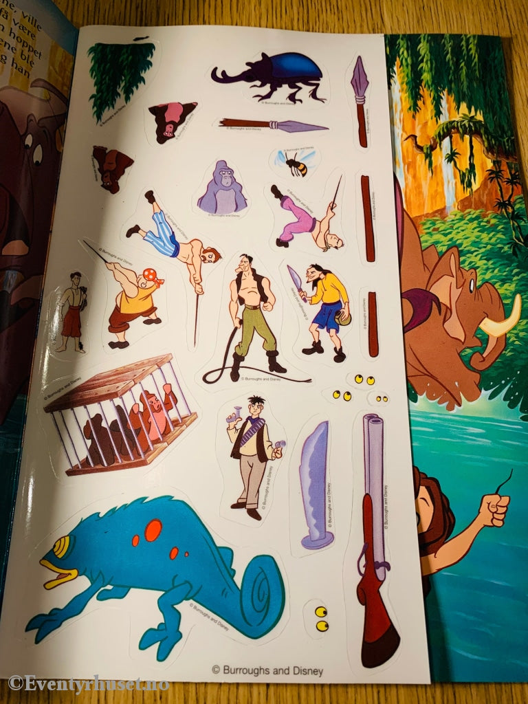 Disney Tarzan I Kamp. Klistremerkealbum. Ubrukt! Klistremerkealbum