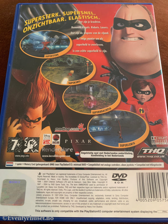 Disney The Incredibles . PS2