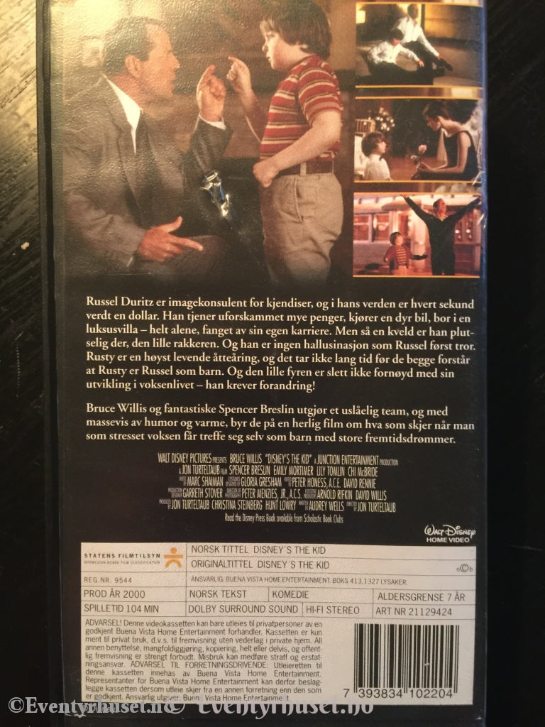 Disney - The Kid. 2000. Vhs. Vhs