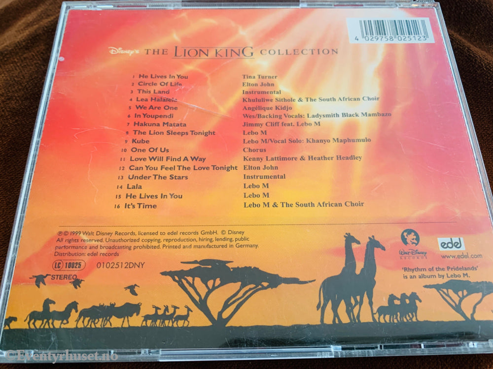 Disney - The Lion King Collection. Barne-CD.