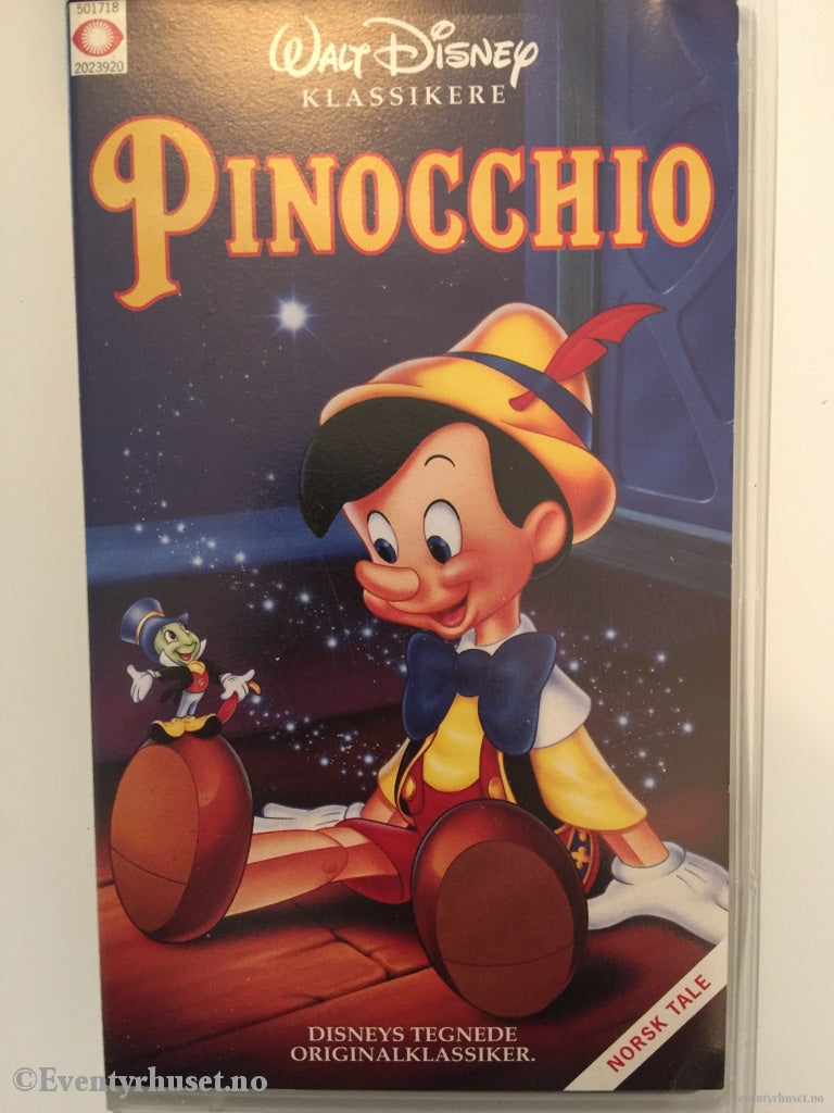 Disney Vhs. 0239/56. Pinocchio. Vhs