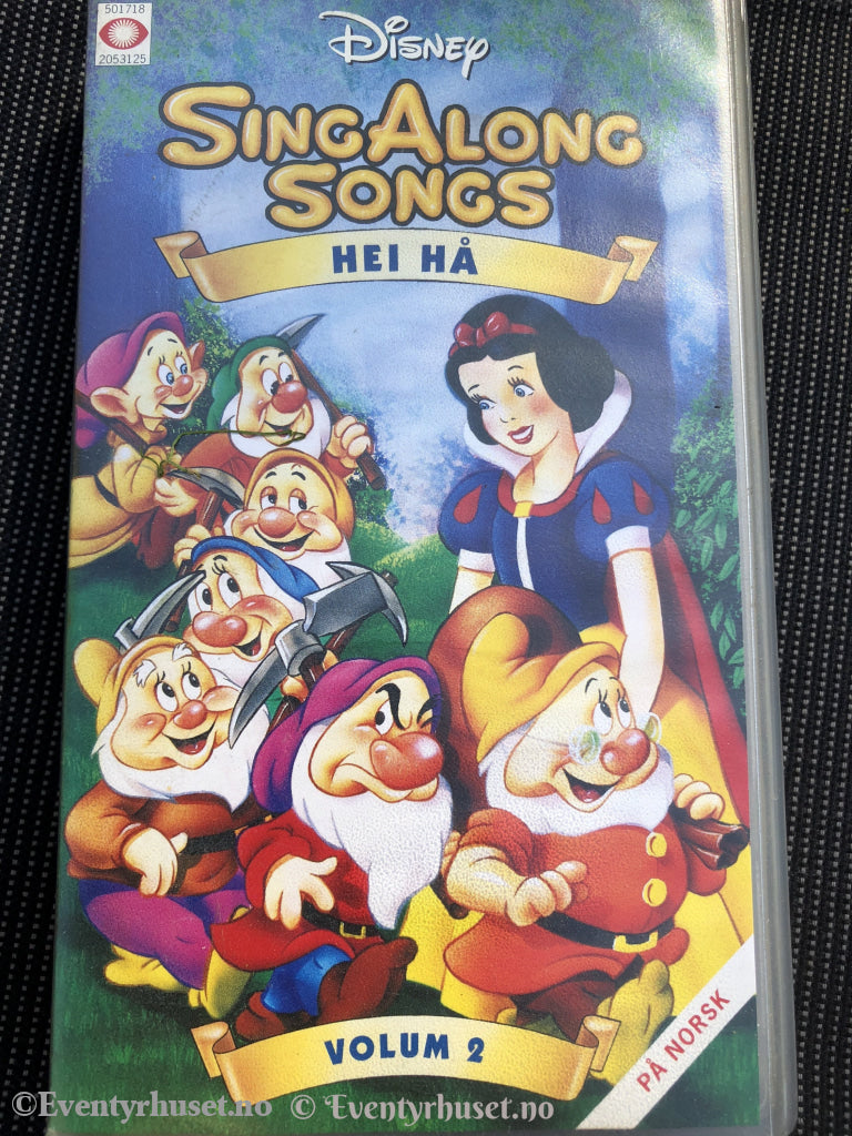 Disney Vhs 0531/56. Sing Along Songs. Hei Hå. Vhs.