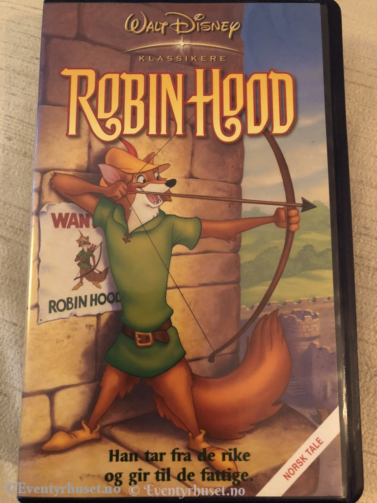 Disney Vhs. 100022820. Robin Hood. Vhs