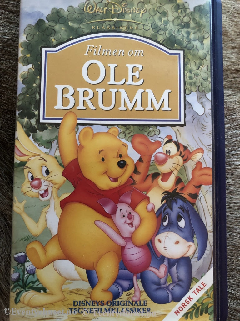 Disney Vhs. 10002520. Filmen Om Ole Brumm. 1977. Vhs