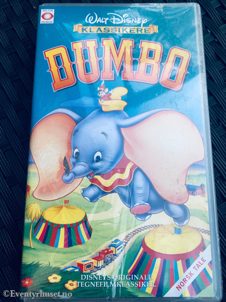 Disney Vhs. 102402. Dumbo. Ny I Plast! Vhs