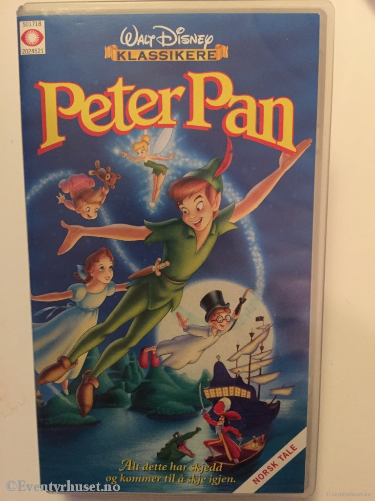 Disney Vhs. 102452. Peter Pan. Vhs