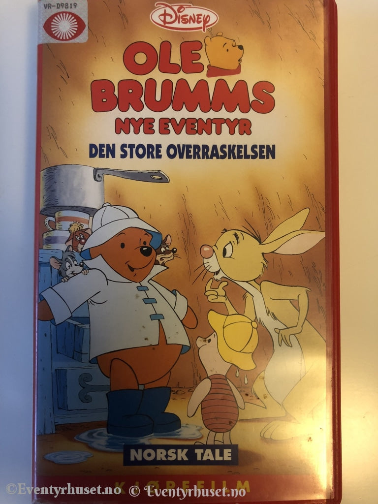 Disney Vhs. 1033/20. Ole Brumms Nye Eventyr - Den Store Overraskelsen. Vhs