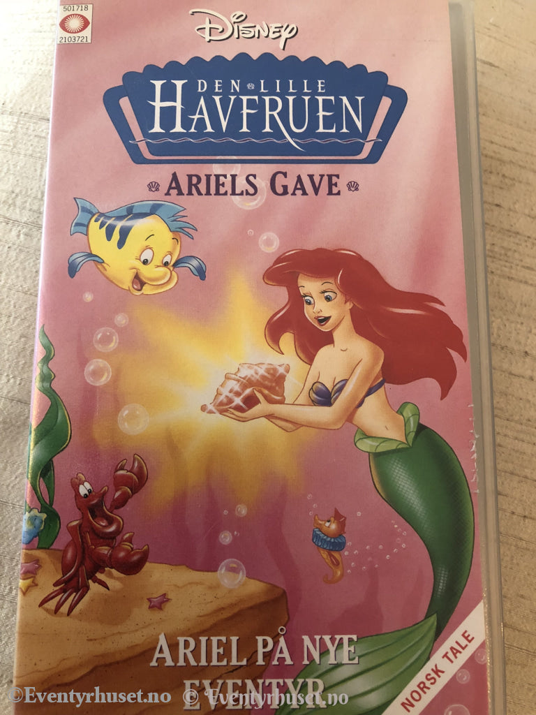 Disney Vhs. 1037/56. Den Lille Havfruen - Ariels Gave. Vhs