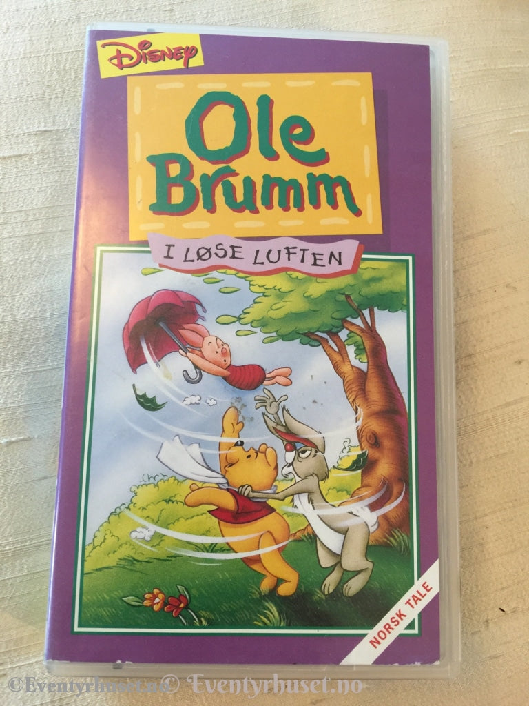 Ole Brumm - I Løse Luften. 1994. Vhs. Vhs