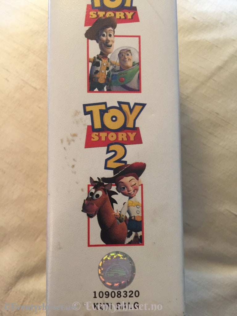 Disney Vhs. 10908320. Toy Story 1 & 2 - Dobbeltkassett. Vhs
