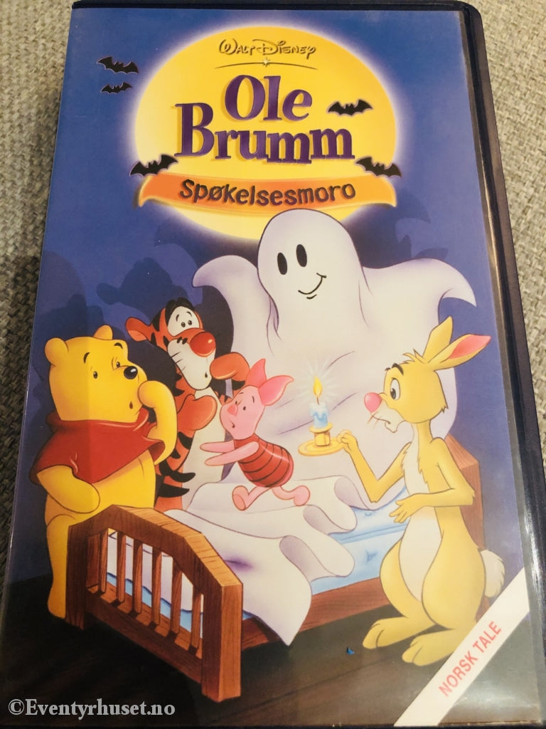 Disney 10925020. Ole Brumm - Spøkelsesmoro. 1998. Vhs. Vhs