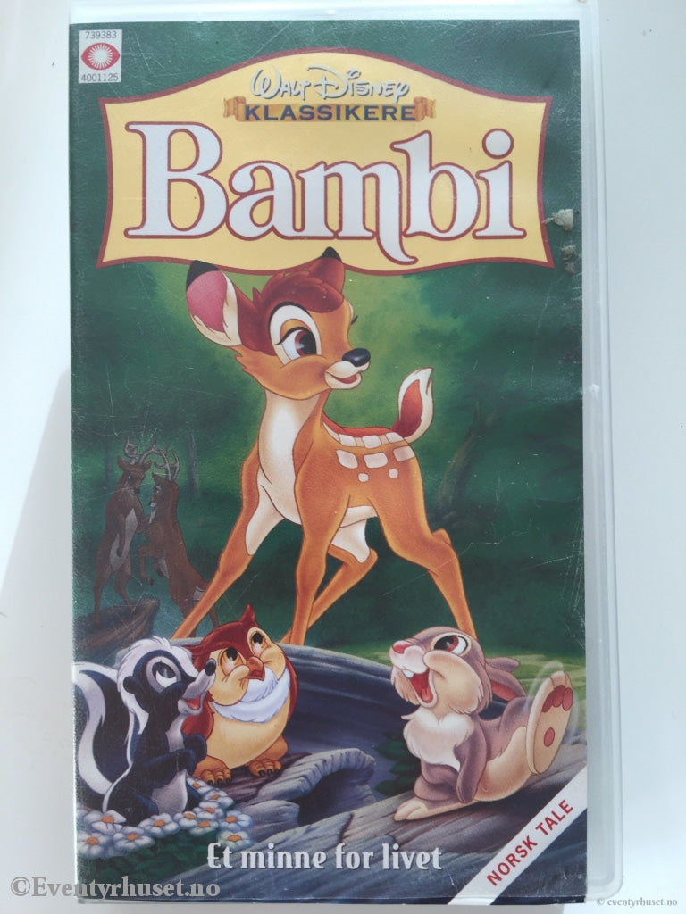 Disney Vhs. 109422. Bambi. Vhs