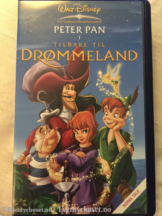 Disney Vhs. 11019420. Peter Pan I Tilbake Til Drømmeland. Vhs