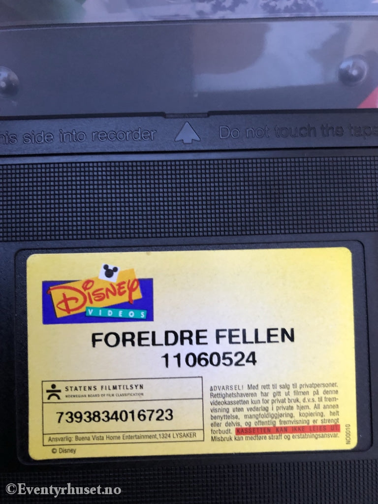 Disney Vhs. 11060524: Foreldrefellen. Vhs