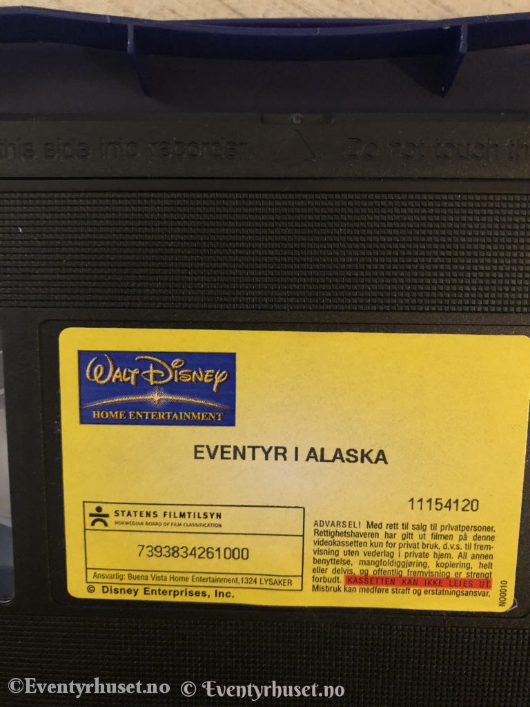 Disney Vhs. 11154120. Eventyr I Alaska. Vhs