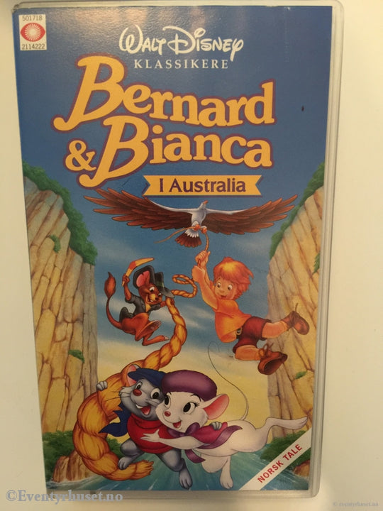 Disney Vhs. 1142/56. Bernard & Bianca I Australia. Vhs