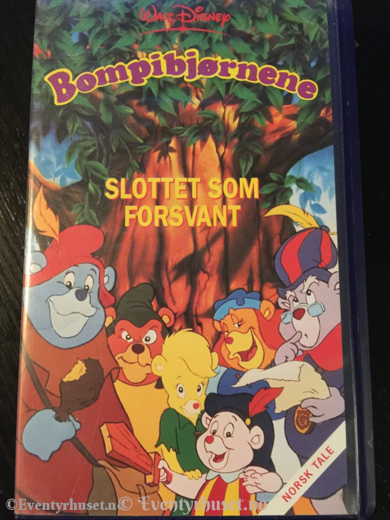 Disney Vhs. 140032. Bompibjørnene - Slottet Som Forsvant. Vhs