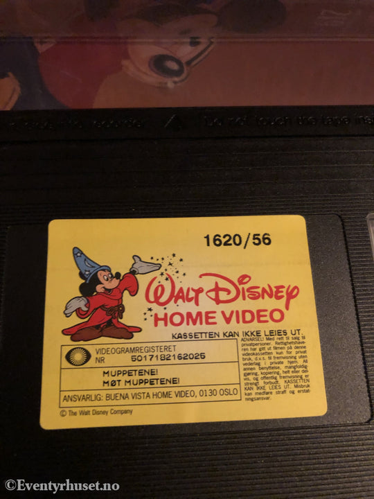 Disney Vhs 1620/56. Muppetene! 1993. Vhs.