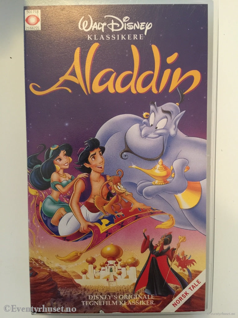 Disney Vhs. 1662/57. Aladdin. Vhs