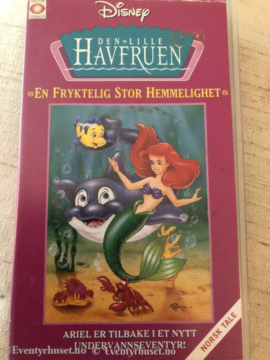 Disney Vhs. 1664/56. Den Lille Havfruen - En Fryktelig Stor Hemmelighet. Vhs