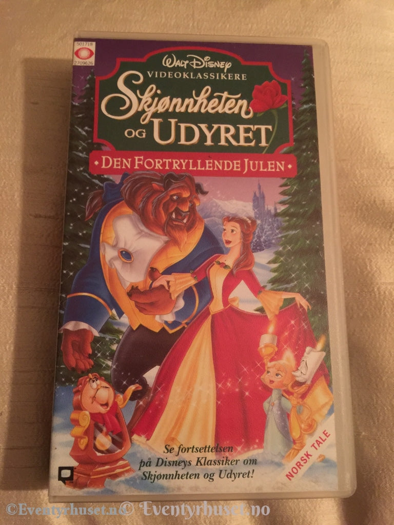Disney Vhs. 170962. Skjønnheten Og Udyret - Den Fortryllende Julen. Vhs