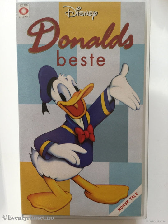 Disney Vhs. 171592. Donalds Beste. Vhs