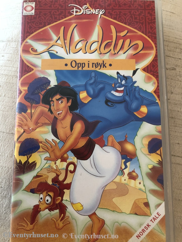Disney Vhs. 171712. Aladdin - Opp I Røyk. Vhs