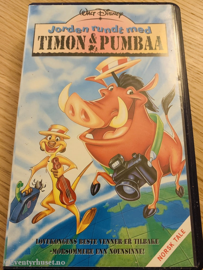 Disney Vhs. 176022. Jorden Rundt Med Timon & Pumbaa. Vhs