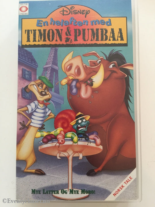 Disney Vhs. 176032. En Helaften Med Timon Og Pumbaa. Vhs