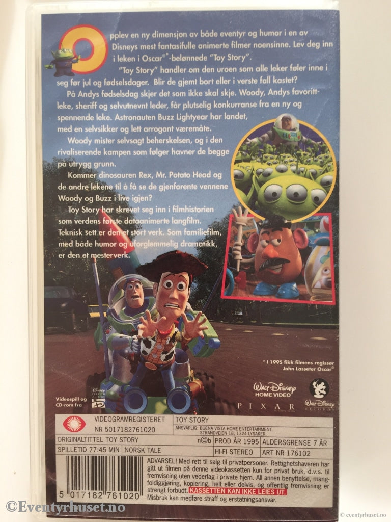 Disney Vhs. 176102. Toy Story. Vhs