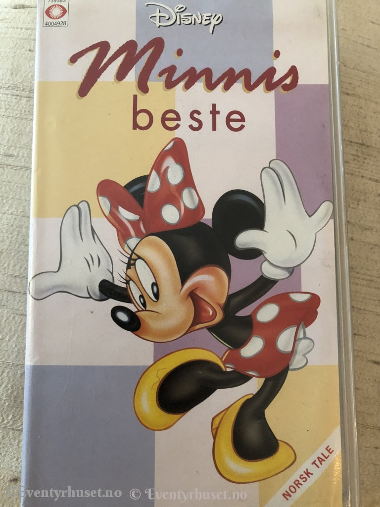 Disney Vhs. 190192. Minnis Beste. Vhs