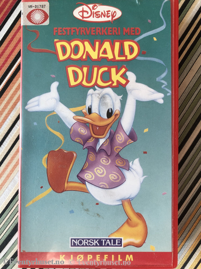 Festfyrverkeri Med Donald Duck. 1999. Vhs. Vhs