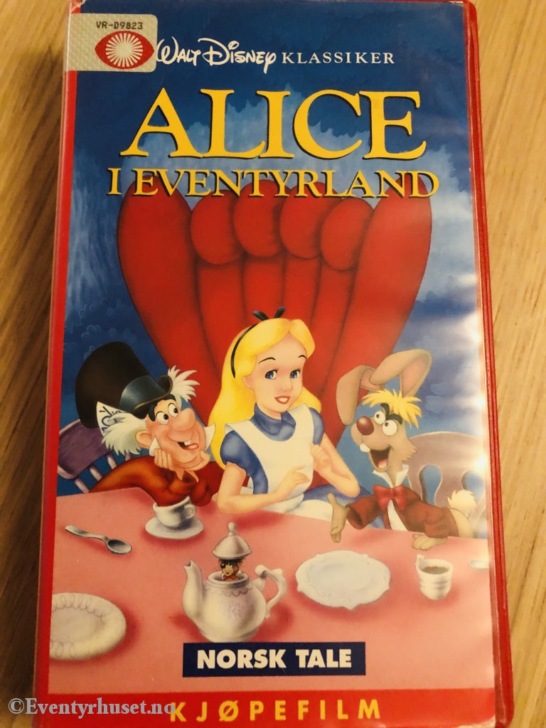 Disney Vhs. 200036/56-3. Alice I Eventyrland. Vhs