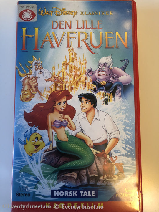 Disney Vhs. 20019/56-3. Den Lille Havfruen. Vhs