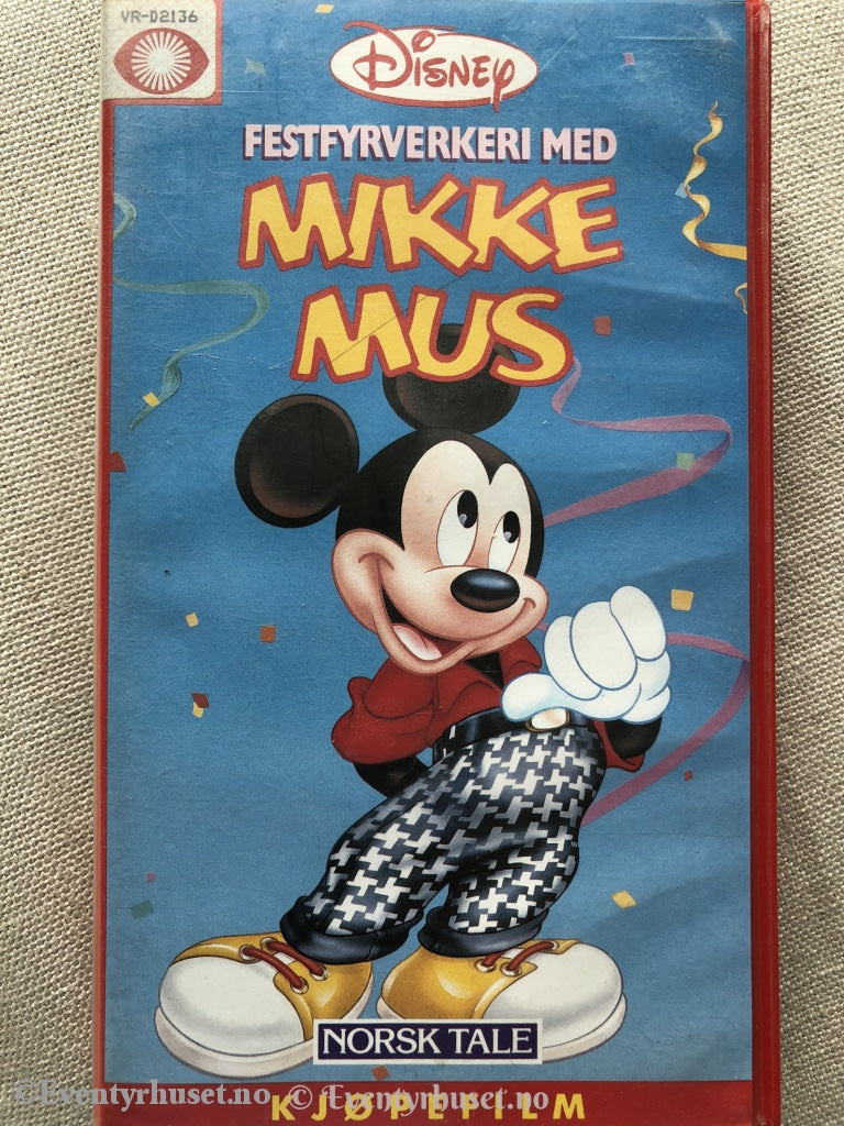Disney Vhs. 200576/56. Festfyrverkeri Med Mikke Mus. Vhs