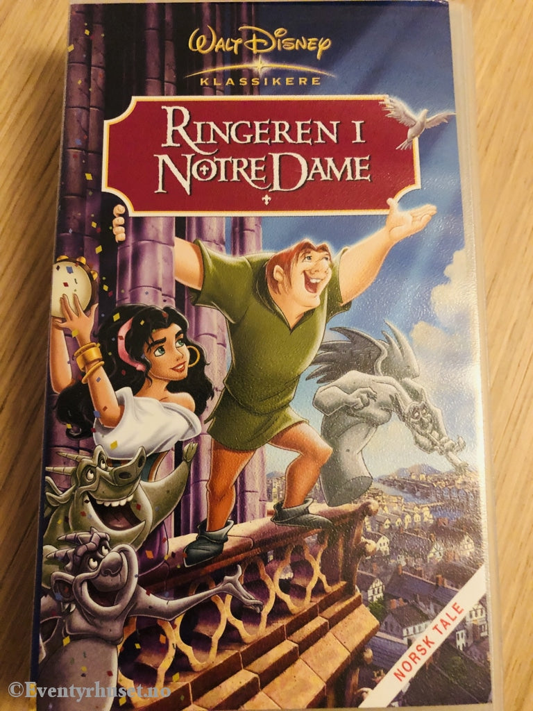 Disney VHS. 20708120. Ringeren I Notre Dame. – Eventyrhuset