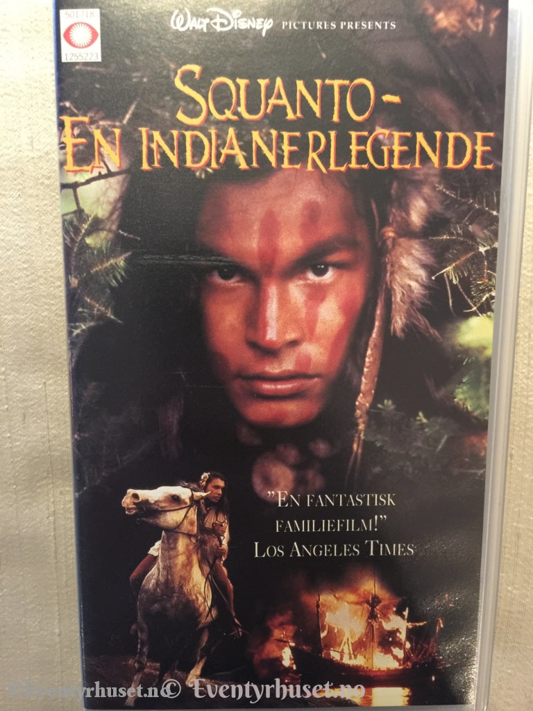 Disney Vhs. 2552/56. Squanto - En Indianerlegende. 1994. Vhs