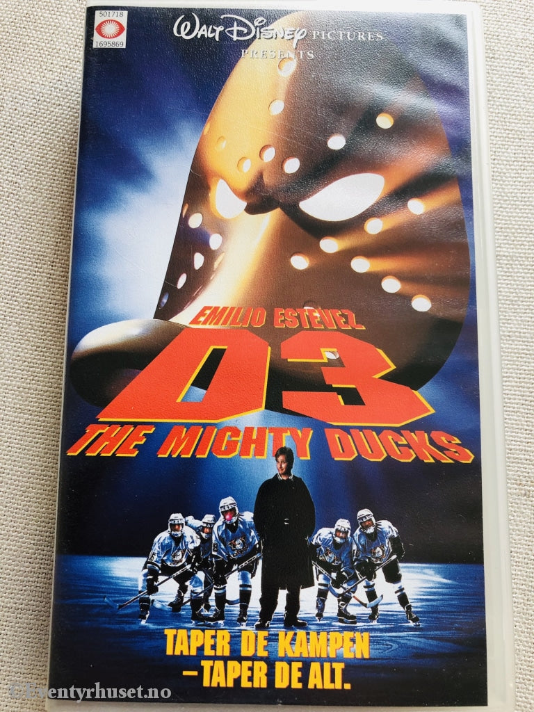 Disney Vhs 269586. D3: The Mighty Ducks. 1996.