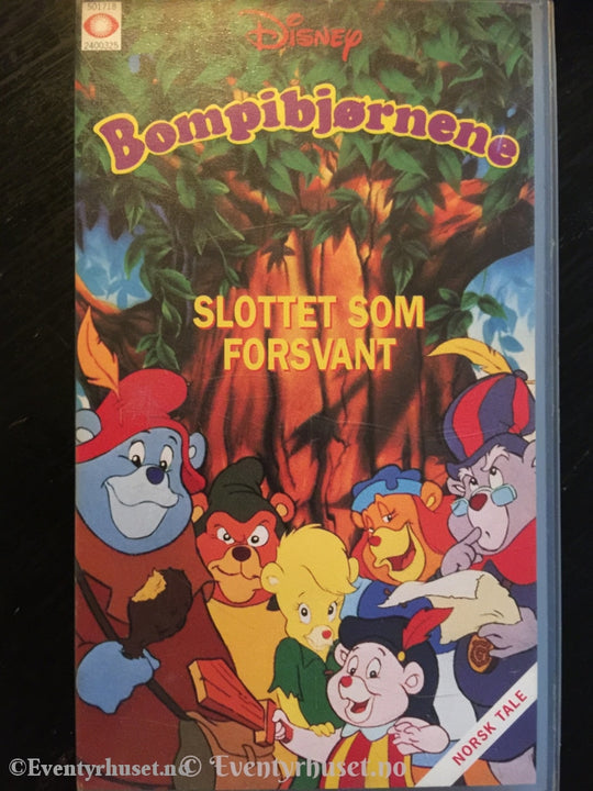 Disney Vhs. 4003/56. Bompibjørnene - Slottet Som Forsvant. 1988. Vhs