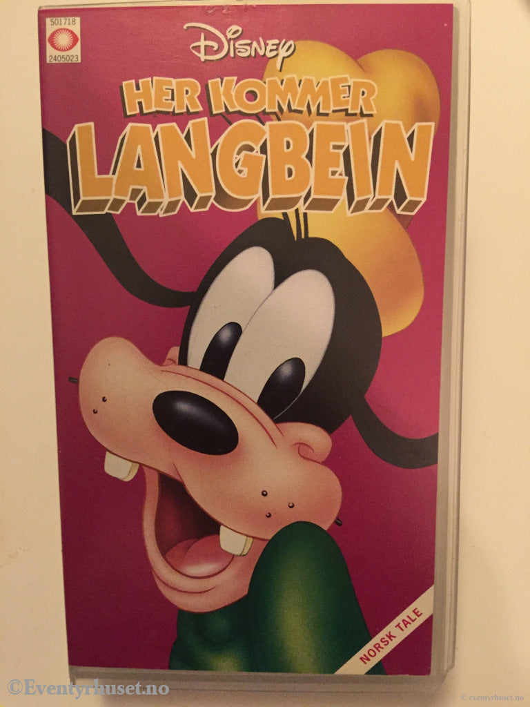 Disney Vhs. 4050/56. Her Kommer Langbein. Vhs