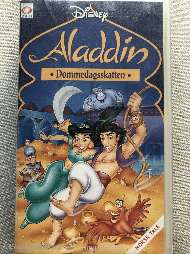 Disney Vhs. 7391/56. Aladdin. Dommedagsskatten. 1995. Vhs
