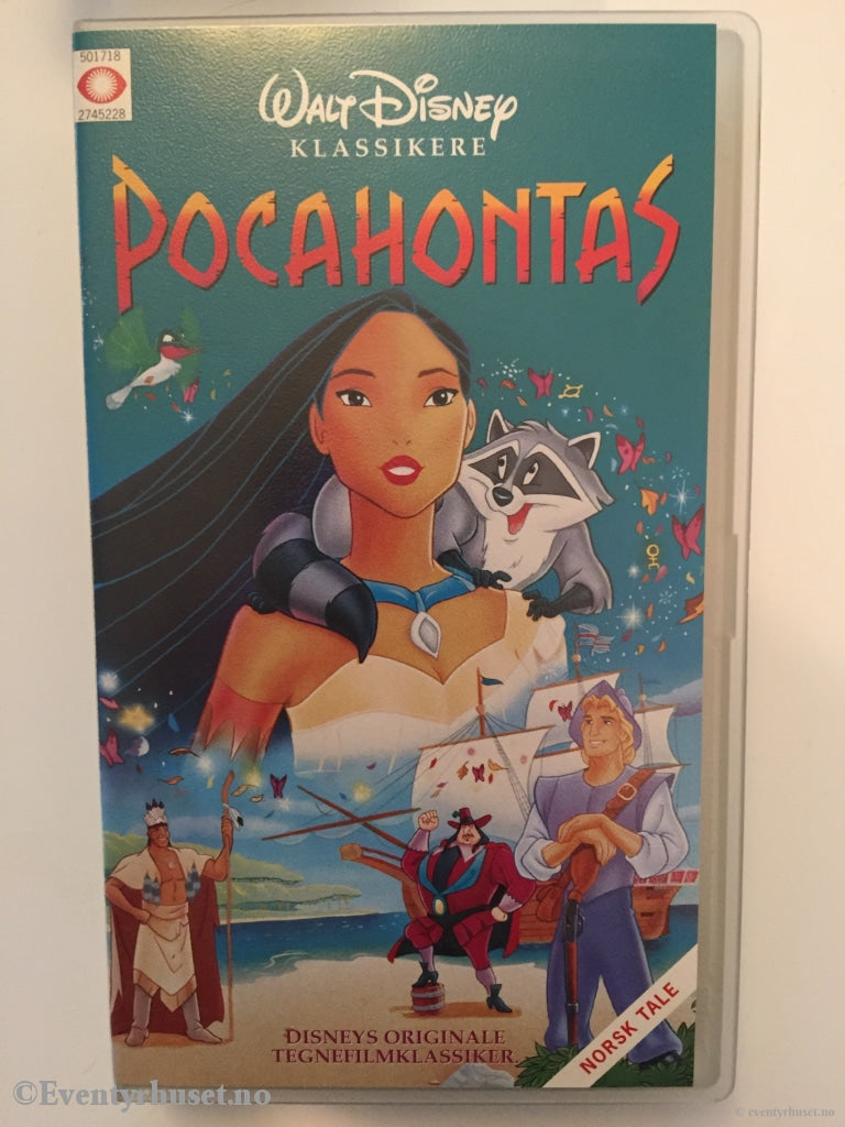 Disney Vhs. 7452/56. Pocahontas. Vhs