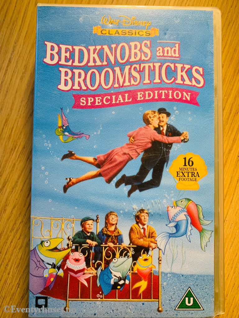 Disney Vhs. Bedknobs And Broomsticks. Solgt I Norge! Vhs